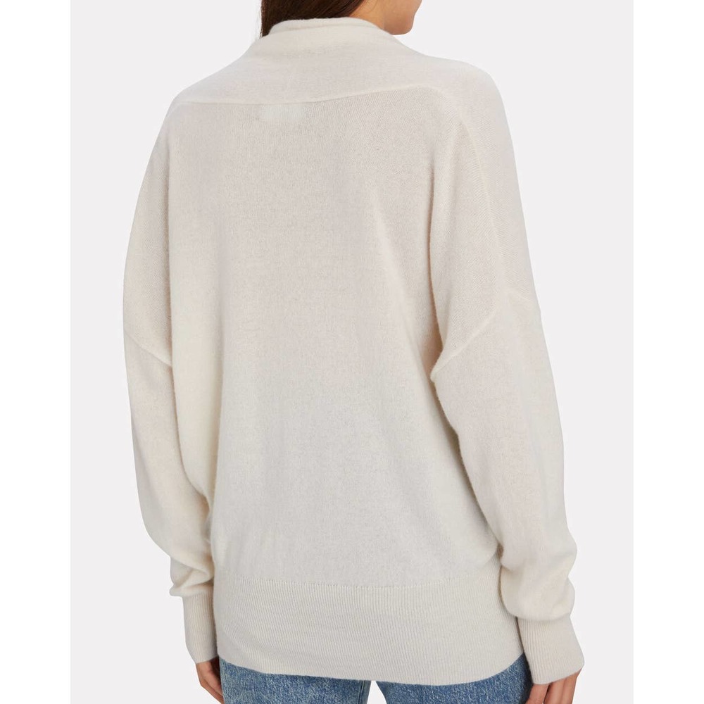 Nili Lotan Lakota Cashmere Sweater in Ivory Size Large - Picture 3 of 11